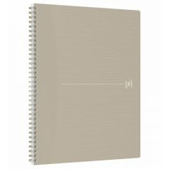 Cutii arhivare, alonje, Caiet cu spirala A4+, OXFORD Origins, 70 file-90g/mp, Scribzee, coperta PP - dictando - nisip - vectordirect.ro