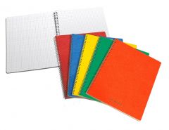 Cutii arhivare, alonje, Caiet cu spirala, A5, 60 file - 80g/mp, coperti carton, AURORA Bur-o-Class - matematica - vectordirect.ro