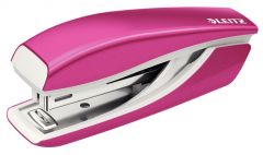 Perforatoare, Capsator metalic LEITZ WOW 5528 MINI NeXXt Series, 10 coli, 1000 capse P2 incluse, roz - vectordirect.ro