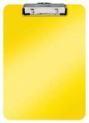 Clipboard Alco Kejea Leitz, Clipboard LEITZ WOW, simplu, PS, A4, 100 coli, galben - vectordirect.ro