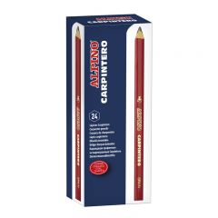 Alpino, Creion grafit pentru scriere pe lemn (tamplarie), forma ovala, ALPINO Carpenter - vectordirect.ro