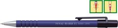 Noutati, Creion mecanic PENAC RB-085M, rubber grip, 0.5mm, con si varf metalic - corp albastru - vectordirect.ro