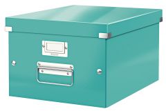 Cutii arhivare, alonje Q-connect Standardgraph LOCALE TED Electric Protectia muncii pbs Data flash Zip..it Leitz SCHNEIDERS Iternet Manley, Cutie depozitare LEITZ WOW Click & Store, carton laminat, medie, turcoaz - vectordirect.ro