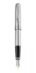 Instrumente de scris Diplomat, Stilou Diplomat Excellence A2, cu penita M, aurita 14kt. - Guilloche Chrome - vectordirect.ro