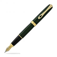 Pixuri Parker Diplomat, Stilou DIPLOMAT Excellence A2, cu penita M, din otel inoxidabil - Evergreen Gold - vectordirect.ro