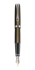 Instrumente de scris de lux, Stilou DIPLOMAT Excellence A2, cu penita M, aurita 14kt. - Oxyd Brass - vectordirect.ro