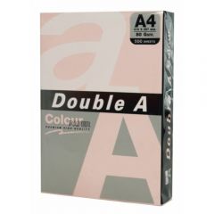 Double A, Hartie color pentru copiator  A4,  80g/mp, 500coli/top, Double A - pastel flamingo - vectordirect.ro