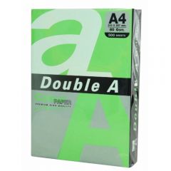 Double A, Hartie color pentru copiator  A4,  80g/mp, 500coli/top, Double A - parrot intens - vectordirect.ro