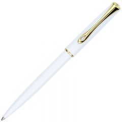 Instrumente de scris Diplomat, Pix easyflow Diplomat Traveller - snow white gold - vectordirect.ro