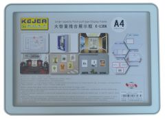 Display-uri de prezentare, Display nume din plastic, 297 x 210mm, KEJEA - gri - vectordirect.ro