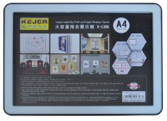 Display-uri de prezentare, Display nume din plastic, 297 x 210mm, KEJEA - negru - vectordirect.ro