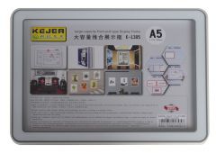 Display-uri de prezentare, Display nume din plastic, 210 x 148mm, KEJEA - gri - vectordirect.ro