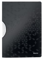 Cutii arhivare, alonje Standardgraph Kejea Leitz Office Products Probeco, Dosar cu clip LEITZ WOW ColorClip, PP, A4, 30 coli, negru - vectordirect.ro