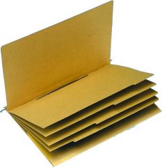 Cutii arhivare, alonje, Dosar suspendabil cu sina, 4 separatoare, bagheta metalica, ELBA Vertic - kraft - vectordirect.ro