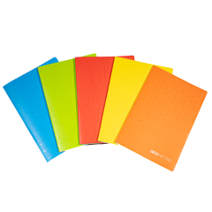 Cutii arhivare, alonje Elisa Print NO BRAND Manley, Caiet A4, 60 file, 80gsm, coperta carton 300gsm, design geometrics - dictando - vectordirect.ro