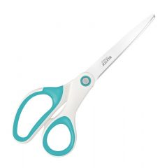 Leitz, Foarfece pentru birou LEITZ WOW Titanium, 205 mm, turcoaz - vectordirect.ro