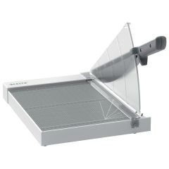 Ghilotine pentru hartie Leitz, Ghilotina LEITZ Home Precision, A4, 8 coli, gri - vectordirect.ro