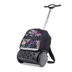 Nikidom Roller, Troler scolar fete NIKIDOM Roller Up - Tropic + Cadou 10 caiete A5 - vectordirect.ro