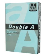 Double A, Hartie color pentru copiator  A4,  80g/mp, 100coli/top, Double A - pastel ocean - vectordirect.ro
