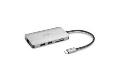 Hub-uri USB, adaptoare si docking stations, Hub USB Kensington, 4 porturi (3 USB-A, 1 USB-C), conexiune USB-C, gri - vectordirect.ro