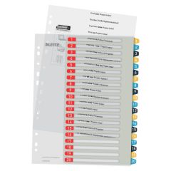 Papetarie Scrikss Leitz, Index LEITZ Cosy, imprimabil, PP, A4, 1-20, multicolor - vectordirect.ro