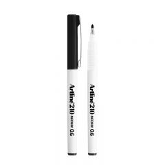 Artline, Liner ARTLINE 210, varf fetru 0.6mm - negru - vectordirect.ro