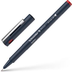 Pixuri cu gel Donau Schneider, Liner pentru desen tehnic SCHNEIDER Pictus, varf fetru 0.3mm - rosu - vectordirect.ro