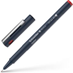 Pixuri cu gel Donau Schneider, Liner pentru desen tehnic SCHNEIDER Pictus, varf fetru 0.5mm - rosu - vectordirect.ro