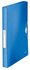 Mape din plastic Q-connect Esselte Leitz, Mapa Jumbo LEITZ WOW, PP, A4, 250 coli, albastru - vectordirect.ro