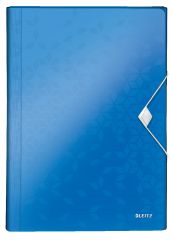 Mape din plastic, Mapa tip proiect LEITZ WOW, PP, A4, 250 coli, albastru - vectordirect.ro