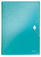 Leitz, Mapa tip proiect LEITZ WOW, PP, A4, 250 coli, turcoaz - vectordirect.ro