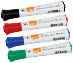 Cutii arhivare, alonje Smit visual supplies Nobo, Marker NOBO, pentru table si flipcharturi, varf rotund 3 mm, standard, 10 buc/cutie, diverse culori - vectordirect.ro