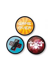 Cutii arhivare, alonje Tombow Nikidom, Insigne, 3buc/set, Roller NIKIDOM - Play - vectordirect.ro