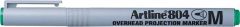 Artline, OHP Non-Permanent marker ARTLINE 804, varf mediu - 1.0mm - verde - vectordirect.ro