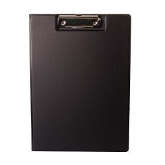 Clipboard Q-connect Alco Optima, Clipboard dublu A4, plastifiat PP, Optima - negru - vectordirect.ro