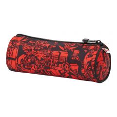 Cutii arhivare, alonje, Penar cilindric neechipat LEGO V-Line - design rosu NinjaGo Kai - vectordirect.ro