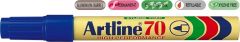 Artline, Permanent marker ARTLINE  70, corp metalic, varf rotund 1.5mm - albastru - vectordirect.ro