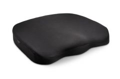 Produse ergonomice Kensington Maul, Pernuta ergonomica Kensington, pentru scaun, spuma cu memorie, husa lavabila, negru - vectordirect.ro