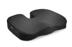 Produse ergonomice Kensington Maul, Pernuta ergonomica Kensington, pentru scaun, spuma cu memorie, gel pentru racire, husa lavabila, neg - vectordirect.ro