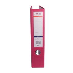 Ecrane interactive si accesorii, Biblioraft plastifiat 7,5 cm Optima Classic A4 - roz - vectordirect.ro