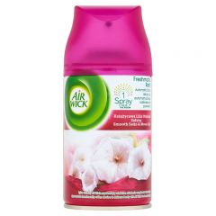 Produse esentiale de curatenie, AIR WICK Smooth satin & Moon Lily, rezerva spray odorizant pentru camera, 250ml, - vectordirect.ro