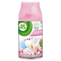 Produse esentiale de curatenie, AIR WICK Magnolia & Cherry, rezerva spray odorizant pentru camera, 250ml - vectordirect.ro
