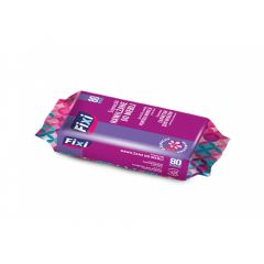 Servetele Presto Finish Clinex Cif Fixi LOCALE Prima Soft, FIXI servetele umede pentru mobilier din lemn, 80 buc/pachet, miros de flori - vectordirect.ro