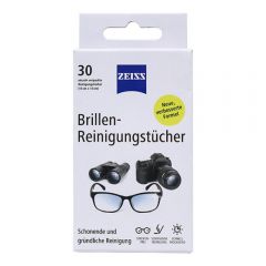 Servetele LOCALE Cif Cillit Clinex Fixi Prima Soft Zeiss, ZEISS servetele pentru curatat ochelari si lentile, 30 buc/cutie - vectordirect.ro