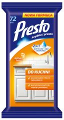 Servetele Presto Finish Clinex Cif Fixi LOCALE Prima Soft, Servetele umede pentru bucatarii,  72 buc/pachet, Presto - curata murdaria si grasimile - vectordirect.ro