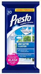 Servetele Presto Finish Clinex Cif Fixi LOCALE Prima Soft, Servetele umede pentru geamuri si oglinzi,  30 buc/pachet, Presto - efect antistatic si antiaburire - vectordirect.ro