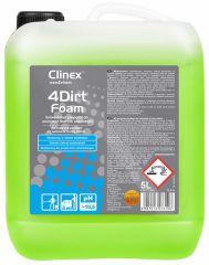 Suprafete diverse, Degresant Spuma Profesional CLINEX 4Dirt Foam - 5 Litri | Pentru Grasime si Murdarie Industriala - vectordirect.ro