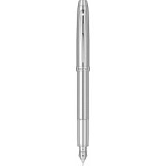 Rechizite scolare Sheaffer Kangaro, Stilou Sheaffer 100 Brushed Chrome NT - vectordirect.ro