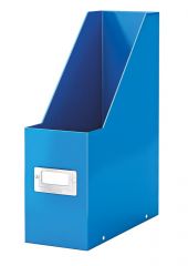 Suporturi cataloage Esselte Leitz, Suport vertical LEITZ WOW Click & Store, pentru documente, carton laminat, A4, albastru - vectordirect.ro