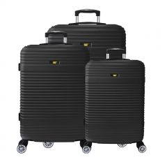 Caterpillar, Set trolere CATERPILLAR V Power Alexa (20/24/28 inch), 38L, 68L, 100L, material ABS - negru - vectordirect.ro
